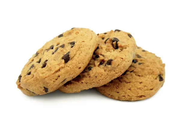 Çikolata parçacıklı kurabiye.