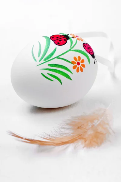 Пасхальное яйцо крупным планом — стоковое фото