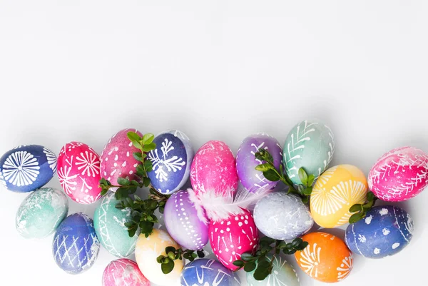 Namalovaná velikonoční vajíčka Royalty Free Stock Fotografie