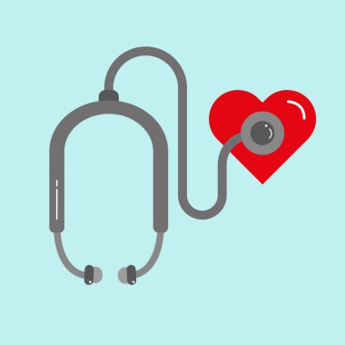 Stoklar için sağlık sigortası simgeleri. Taslak, minimum. Tıbbi ikonlar, düz bir şekilde vektör illüstrasyonu. Medecine ve Health düz simgeleri.