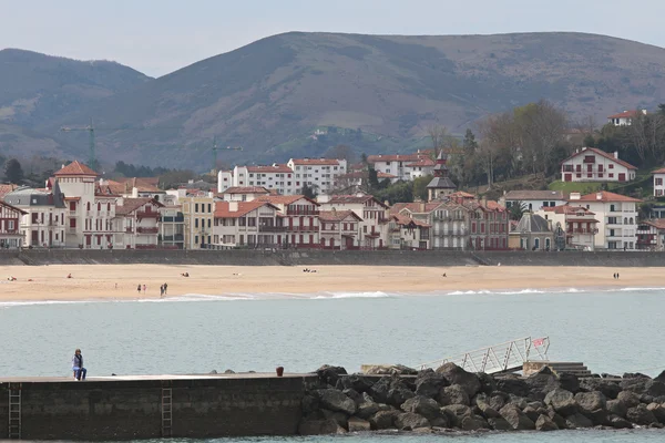 Plaży Saint Jean de Luz — Zdjęcie stockowe