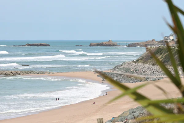 Playa Milady en Biarritz — Foto de Stock