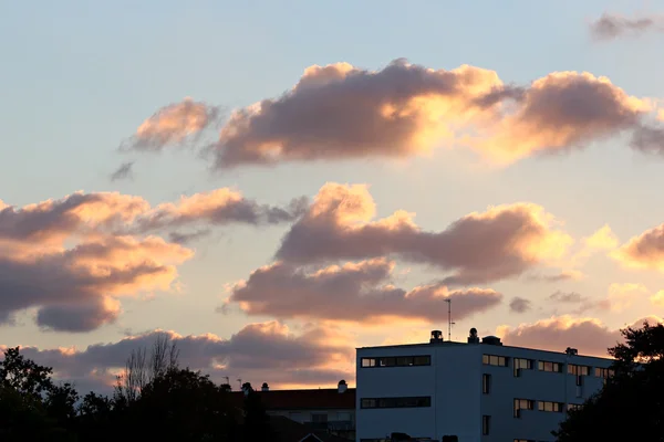 Günbatımında renkli gökyüzü