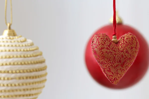 Dekoratif kırmızı kalp