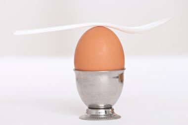 bir eggcup yumurta