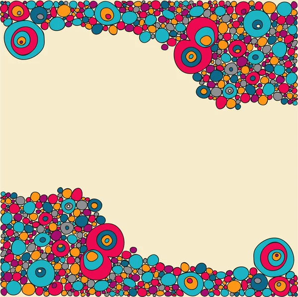 Abstract background made up of circles — Stock Vector