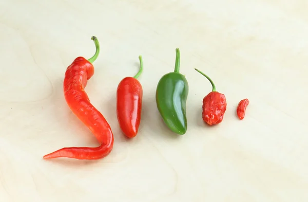 Assortiment van paprika — Stockfoto