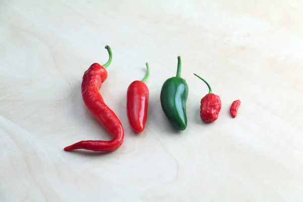 Assortiment van paprika — Stockfoto
