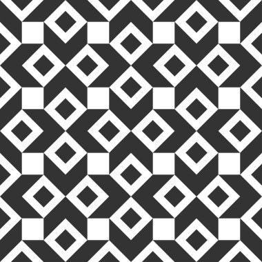 Geometrik dikişsiz desen. vektör illüstrasyonu