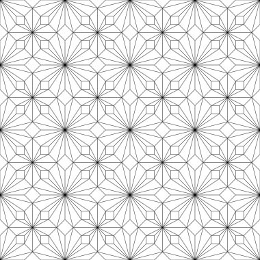 Geometrik dikişsiz desen. vektör illüstrasyonu