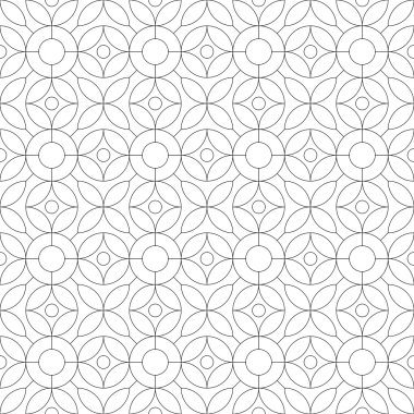 Geometrik dikişsiz desen. vektör illüstrasyonu