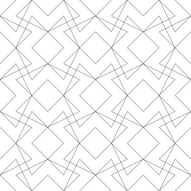 Geometrik dikişsiz desen. vektör illüstrasyonu