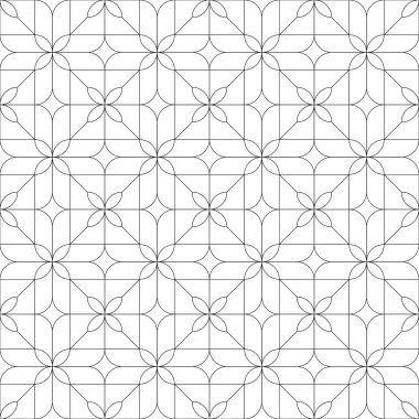 Geometric seamless pattern. Vector illustration clipart