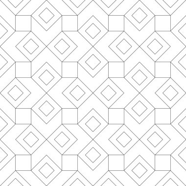 Geometrik dikişsiz desen. vektör illüstrasyonu