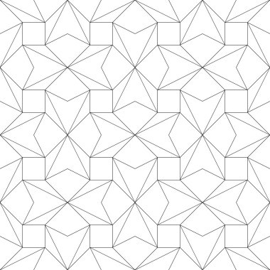 Geometrik dikişsiz desen. vektör illüstrasyonu