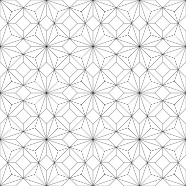 Geometrik dikişsiz desen. vektör illüstrasyonu