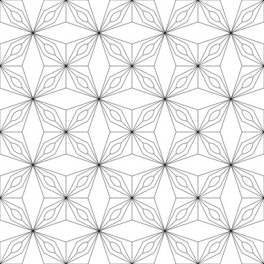 Geometrik dikişsiz desen. vektör illüstrasyonu