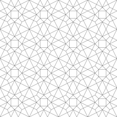 Geometrik dikişsiz desen. vektör illüstrasyonu