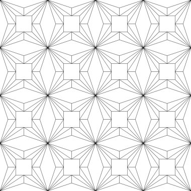 Geometrik dikişsiz desen. vektör illüstrasyonu