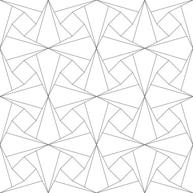 Geometrik dikişsiz desen. vektör illüstrasyonu