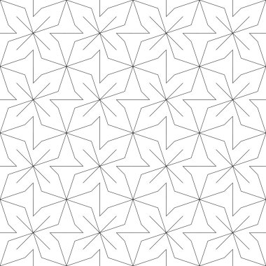 Geometrik dikişsiz desen. vektör illüstrasyonu