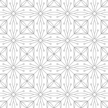 Geometrik dikişsiz desen. vektör illüstrasyonu