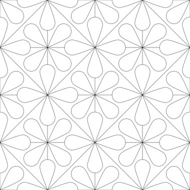 Geometrik dikişsiz desen. vektör illüstrasyonu