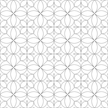 Geometrik dikişsiz desen. vektör illüstrasyonu