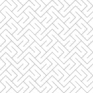 Geometrik dikişsiz desen. vektör illüstrasyonu