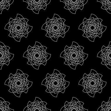 Geometrik dikişsiz desen. vektör illüstrasyonu