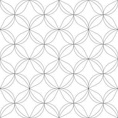 Geometrik dikişsiz desen. vektör illüstrasyonu