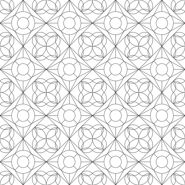 Geometric seamless pattern. Vector illustration — Stock Vector