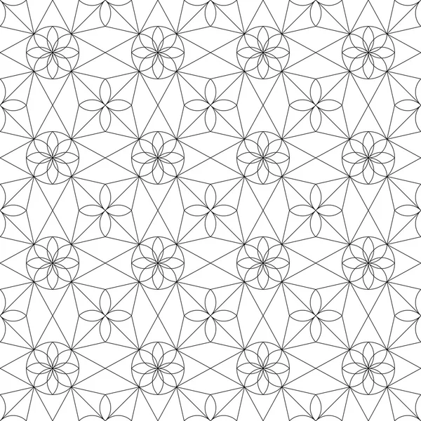 Geometrik dikişsiz desen. vektör illüstrasyonu