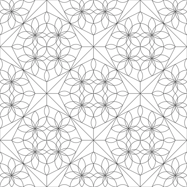 Geometrik dikişsiz desen. vektör illüstrasyonu