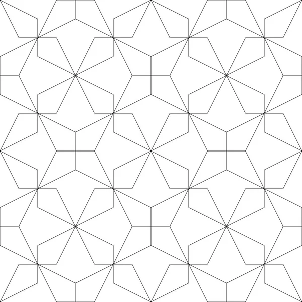 Geometrik dikişsiz desen. vektör illüstrasyonu