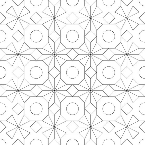 Geometrik dikişsiz desen. vektör illüstrasyonu