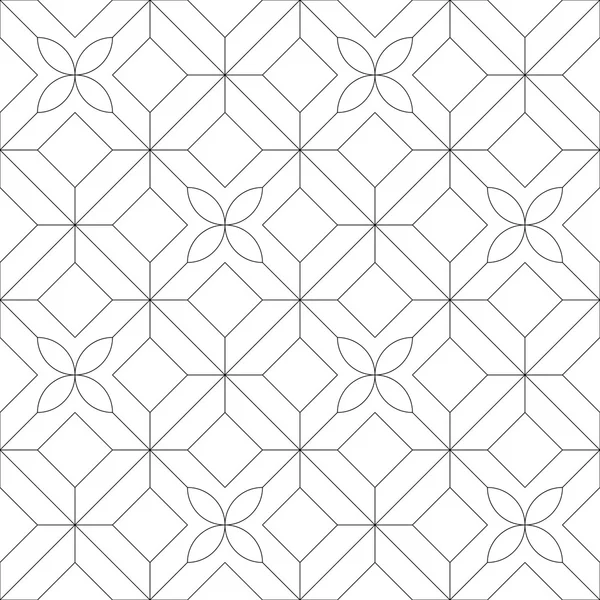 Geometric seamless pattern. Vector illustration — Stock Vector