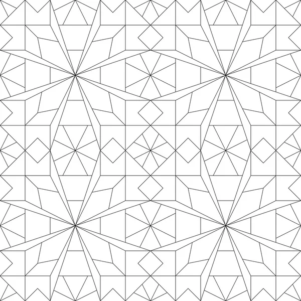 Геометрический бесшовный рисунок. векторная иллюстрация — стоковый вектор