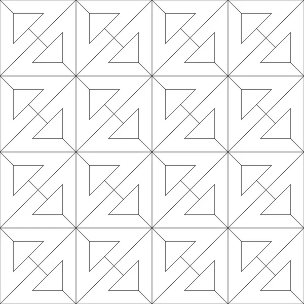 Geometrisches nahtloses Muster. Vektorillustration — Stockvektor