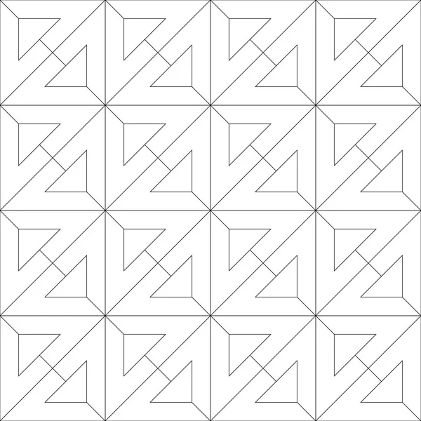 Geometrik dikişsiz desen. vektör illüstrasyonu