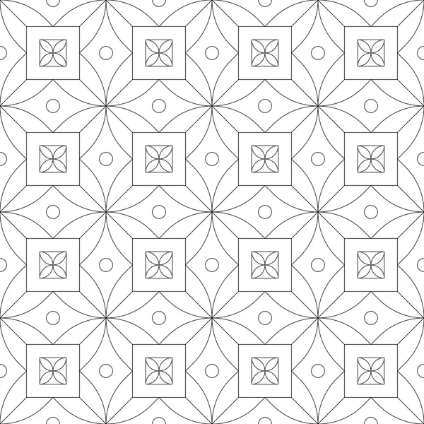 Geometric seamless pattern. Vector illustration — Stock Vector