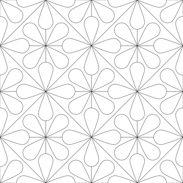 Geometrisches nahtloses Muster. Vektorillustration — Stockvektor