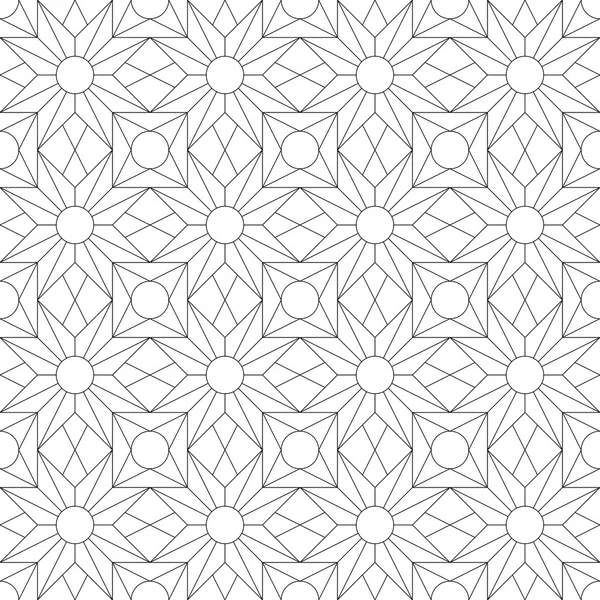 Geometric seamless pattern. Vector illustration — Stock Vector