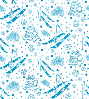 Kayak ve Kayak Polonyalılar. Vektör sorunsuz kuvvetler