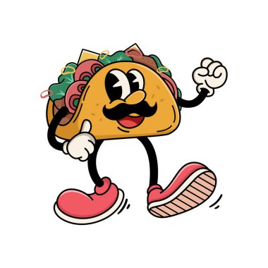 Şirin Taco Maskot Çizgi Filmi Karakteri