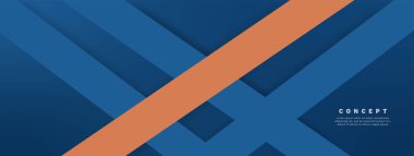 Minimum geometrik arkaplan. Mavi çizgileri olan dinamik mavi şekiller. Soyut arka plan modern hipster fütüristik grafik. Vektör soyut arkaplan dokusu mavi tasarım kavramı