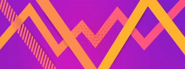 Parlak eğim, pembe ve sarı renk