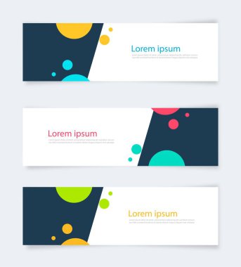 Vektör soyut grafik tasarımı Banner Deseni arkaplan web şablonu. Başlık pankartı Soyut Web pankartı tasarımı arkaplanı veya başlık şablonları