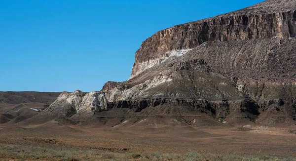 Paisaje Fondo Del Desierto Impresionantes Formaciones Rocosas Capas Piedra Arenisca — Foto de Stock