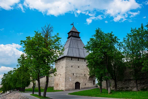 Historical Architectural Center 12Th Century Old City Pskov Russia Medieval — Stock Photo, Image